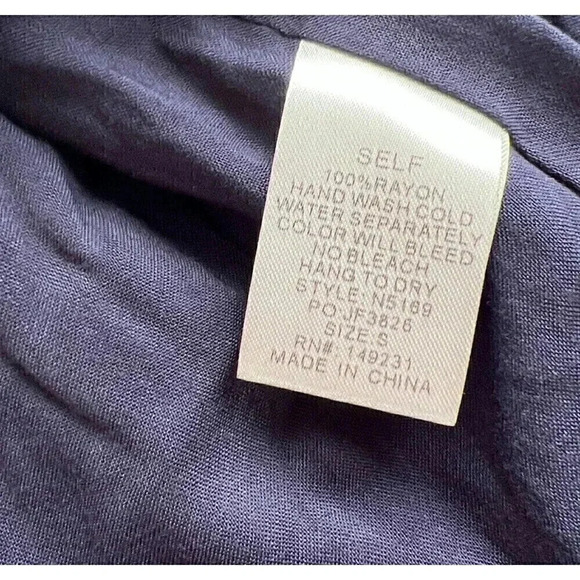 Kori America Womens Navy Blue Floral Off The Shoulder Maxi Dress Size S - Picture 12 of 12